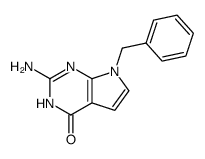 2-amino-7-benzylpyrrolo(2,3-d)pyrimidin-4-one结构式