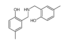 2-[[(2-hydroxy-5-methylphenyl)methylamino]methyl]-4-methylphenol结构式