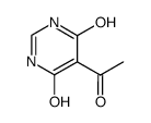 4,6-dihydroxy-5-acetylpyrimidine Structure