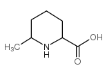 6-Methyl-2-piperidinecarboxylic acid Structure