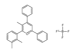 2,4-diphenyl-5-methyl-6-(2,3-dimethylphenyl)pyrylium tetrafluoroborate Structure