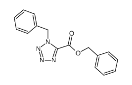 benzyl 1-benzyltetrazole-5-carboxylate Structure