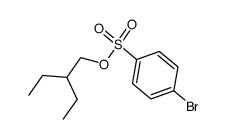 4-bromo-benzenesulfonic acid-(2-ethyl-butyl ester)结构式