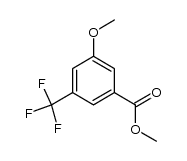 Methyl 3-Methoxy-5-(trifluoromethyl)benzoate结构式