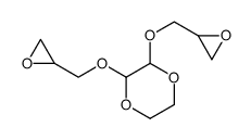 2,3-bis(oxiran-2-ylmethoxy)-1,4-dioxane Structure