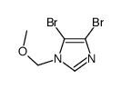 4,5-dibromo-1-(methoxymethyl)imidazole Structure