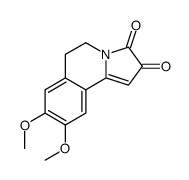 8,9-dimethoxy-5,6-dihydropyrrolo[2,1-a]isoquinoline-2,3-dione Structure