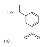 (R)-1-(3-硝基苯基)乙胺盐酸盐结构式