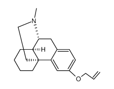 rac-3-allyloxy-17-methyl-morphinane结构式