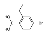 4-bromo-2-ethylphenylboronic acid Structure