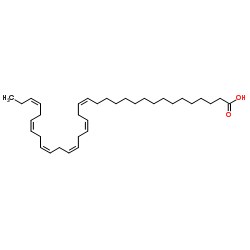 Tetratriaconta-16(Z),19(Z),22(Z),25(Z),28(Z),31(Z)-hexaenoic Acid结构式