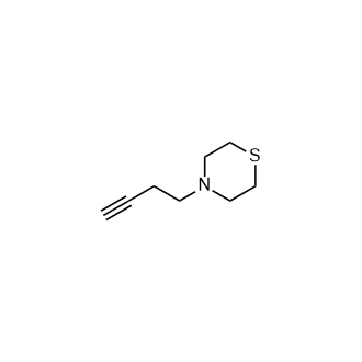 4-(But-3-in-1-基)硫代吗啉结构式