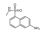 6-amino-N-methylnaphthalene-1-sulphonamide Structure