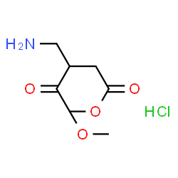 Butanedioic acid, (aminomethyl)-, dimethyl ester, hydrochloride (9CI) structure