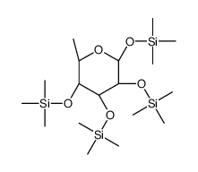 TRIMETHYLSILYL-L(+)RHAMNOSE structure