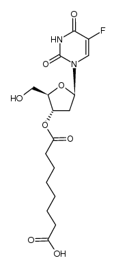 3'-(7-carboxyheptanoyl)-5-fluoro-2'-deoxyuridine Structure