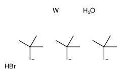 2-methanidyl-2-methylpropane,oxotungsten,hydrobromide结构式