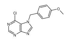 6-chloro-9-(4-methoxybenzyl)-9H-purine Structure