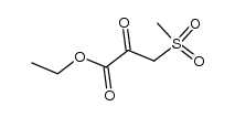 ethyl 3-methylsulfonyl-pyruvate Structure