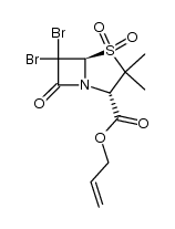 allyl 6,6-dibromopenicillanate 1,1-dioxide结构式