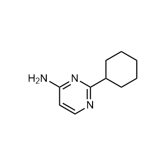 2-环己基嘧啶-4-胺结构式