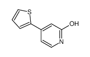 4-thiophen-2-yl-1H-pyridin-2-one结构式