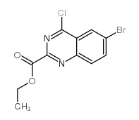 Ethyl 6-bromo-4-chloroquinazoline-2-carboxylate Structure
