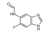 Formamide, N-(6-fluoro-1H-benzimidazol-5-yl)- (9CI) structure