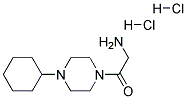 2-Amino-1-(4-cyclohexyl-piperazin-1-yl)-ethanonedihydrochloride Structure