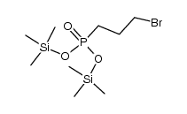 bis(trimethylsilyl) (3-bromopropyl)phosphonate结构式