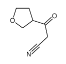 3-oxo-3-(tetrahydrofuran-3-yl)propanenitrile Structure