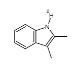 2,3-Dimethylindole-(d1) Structure