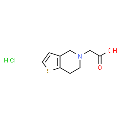 2-{4H,5H,6H,7H-噻吩并[3,2-c]吡啶-5-基}乙酸盐酸盐图片