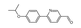 2-(4-(1-methylethoxy)phenyl)pyridine-5-carboxaldehyde Structure