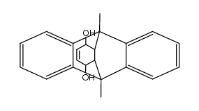 9,10-Dimethyl-12,15-dihydroxy-11,12,15,16-tetrahydro-triptycen结构式