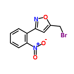 5-(Bromomethyl)-3-(2-nitrophenyl)-1,2-oxazole picture