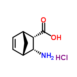 (1R,2S,3R,4S)-3-aminobicyclo[2.2.1]hept-5-ene-2-carboxylic acid hydrochloride结构式