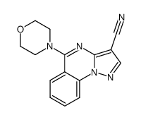 5-(4-Morpholinyl)pyrazolo[1,5-a]quinazoline-3-carbonitrile结构式