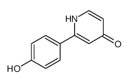 2-(4-hydroxyphenyl)-1H-pyridin-4-one结构式