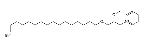 1-(2-ethoxy-3-hexadecoxypropyl)pyridin-1-ium,bromide结构式