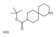 TERT-BUTYL 2,9-DIAZASPIRO[5.5]UNDECANE-9-CARBOXYLATE HYDROCHLORIDE Structure