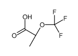 (2S)-2-(Trifluoromethoxy)propanoic acid结构式