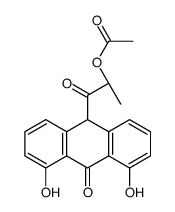 10-acetyllactyldithranol结构式