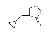 7-cyclopropylbicyclo[3.2.0]heptan-2-one结构式