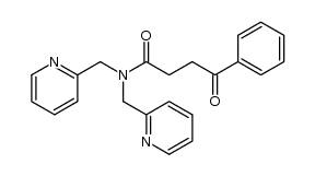 4-oxo-4-phenyl-N,N-bis(pyridin-2-ylmethyl)butanamide Structure
