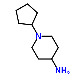 1-Cyclopentyl-4-piperidinamine structure