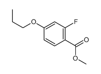 methyl 2-fluoro-4-propoxybenzoate结构式