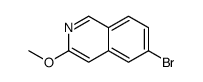 6-bromo-3-methoxyisoquinoline Structure