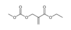ethyl 2-(methoxycarbonyloxymethyl)acrylate结构式