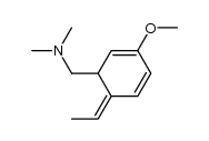 (Z)-2-methoxy-5-ethylidene-6-(dimethylamino)methyl-1,3-cyclohexadiene Structure